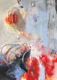 120x160 cm, Acrylmischtechnik