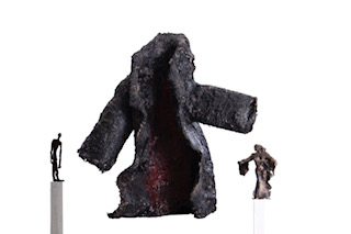 Meines Vaters Mantel, 120x80 cm, 2016, Bronze