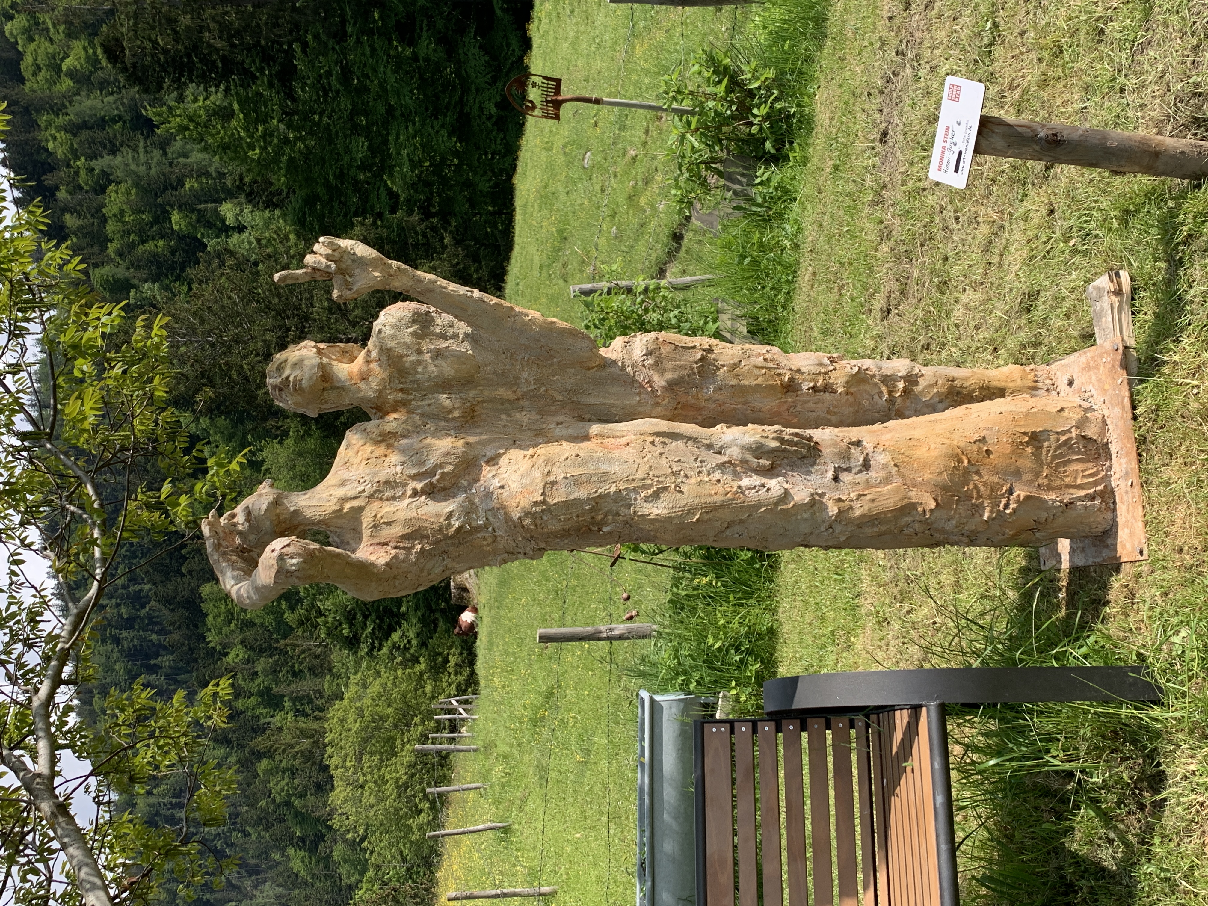 Kunst auf der Chiemhausen Alm - Der Himmigucker