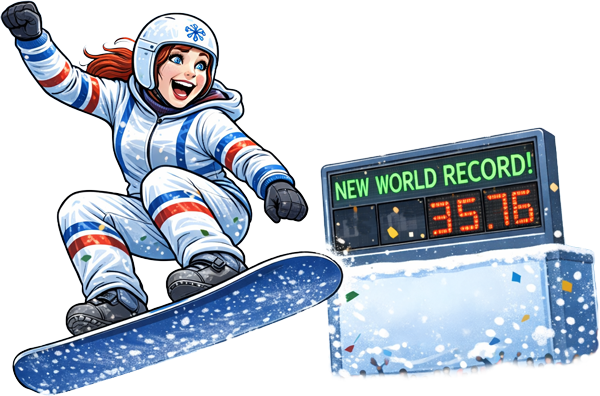 Snowboard Record