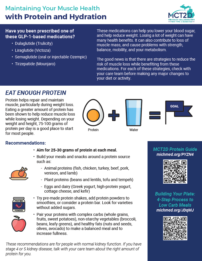 how to maintain muscle mass on glp 1 GLP-1 drugs for weight loss: Should you worry about loss? MCT2D | Maintaining Your Muscle