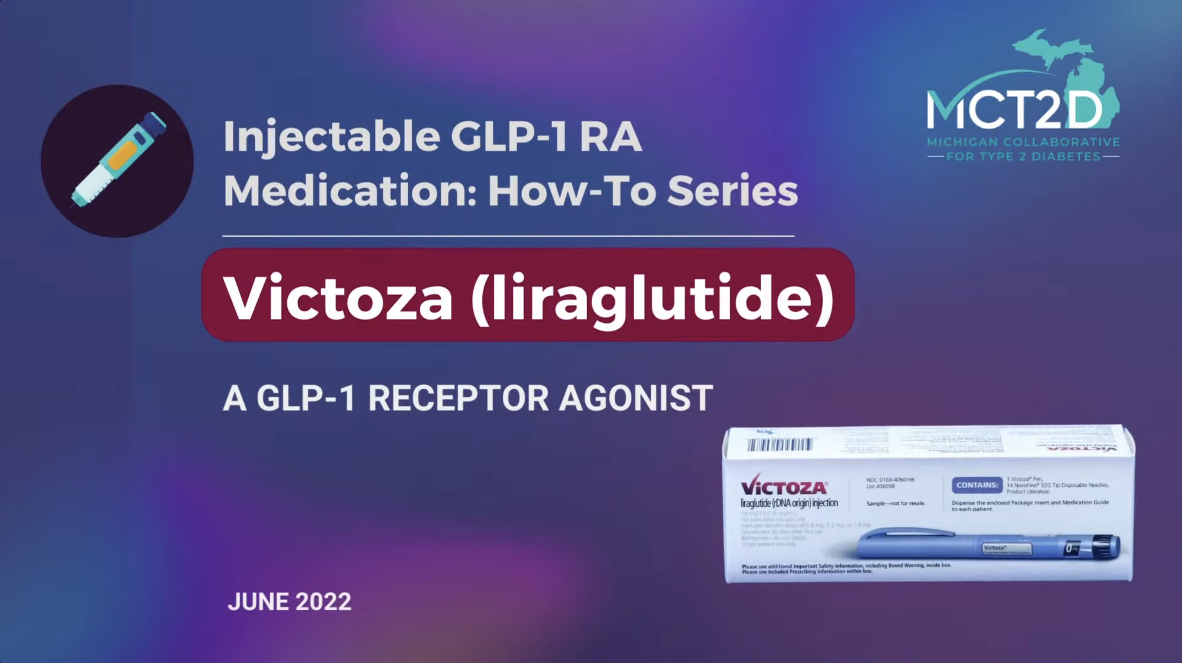 Victoza (liraglutide): Injectable GLP-1 RA Medication How-To Series