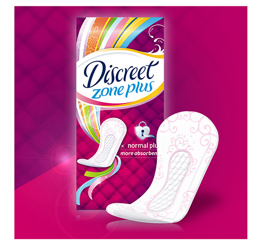 01 - Discreet Zone Plus Normal Panty Liners