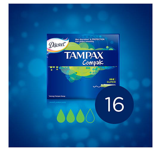 01 - Tampax Compak Super Tampon Menstruation