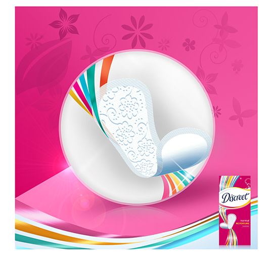 04 - Discreet Normal Non Scented Panty Liners