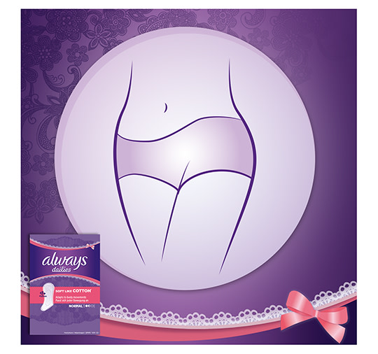 03 - Always Dailies Soft Like Cotton Panty Liners Vaginal Discharge