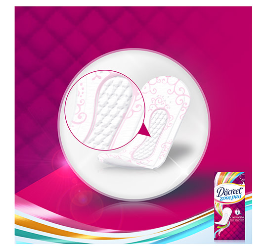 03 - Discreet Zone Plus Normal Panty Liners