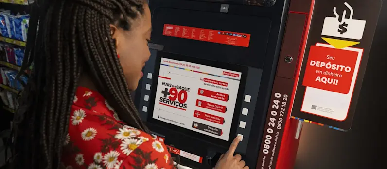 Caixa eletrônico +90 serviços