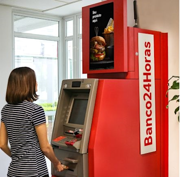 Mídia Banco24Horas cresce 67% em 2021, demonstrando potencial do DOOH em caixas eletrônicos pelo Brasil