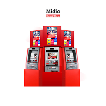 Plataforma de mídia digital OOH em caixas eletrônicos coloca marcas e produtos em destaque dentro do ambiente de consumo