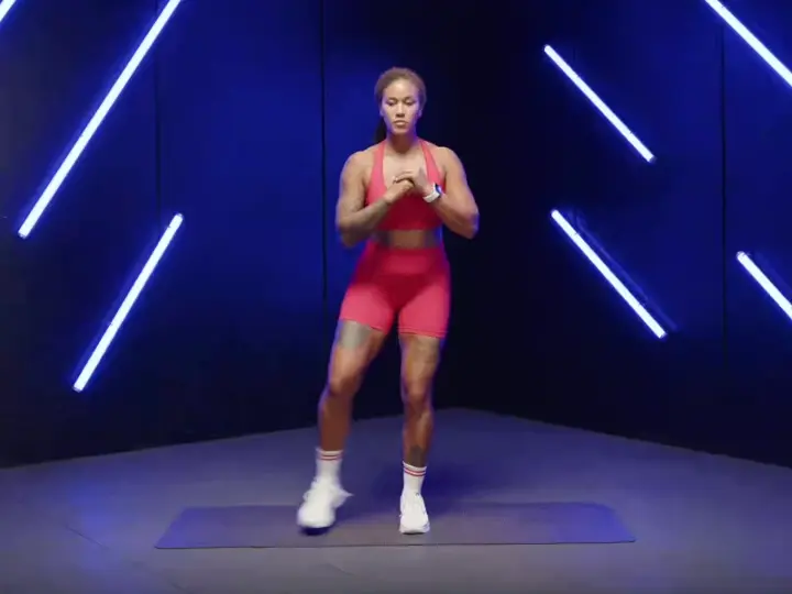 Alternating Step Out . Best Cardio Workouts and Exercises for Bad Knees