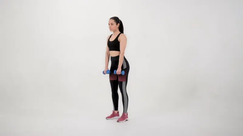 Romanian Deadlift to Dumbbell Row . Knee-Friendly Full-Body Workout.