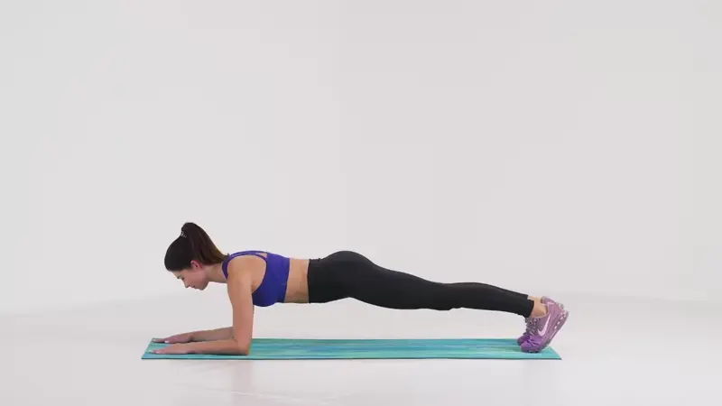 Forearm Plank . Weight Loss With Strength Training 7 Exercises