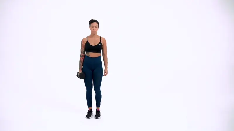 Dumbbell Side Lunge Leg Exercises for Bad Knees