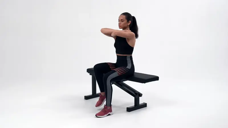 Alternating Seated Knee Extensions . Quad Exercises with Bad Knees