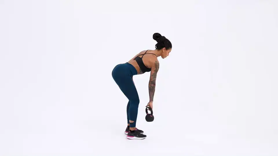 One-Arm KB Bent Over Row