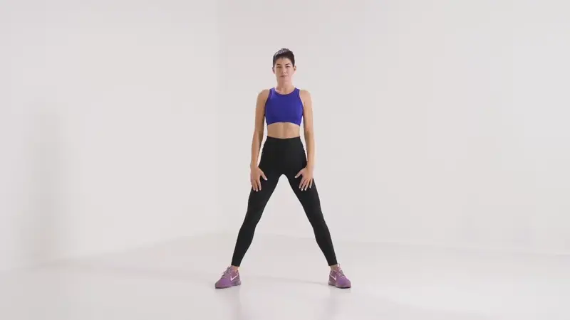 Sumo Squats . Resistance Training for Women Over 60