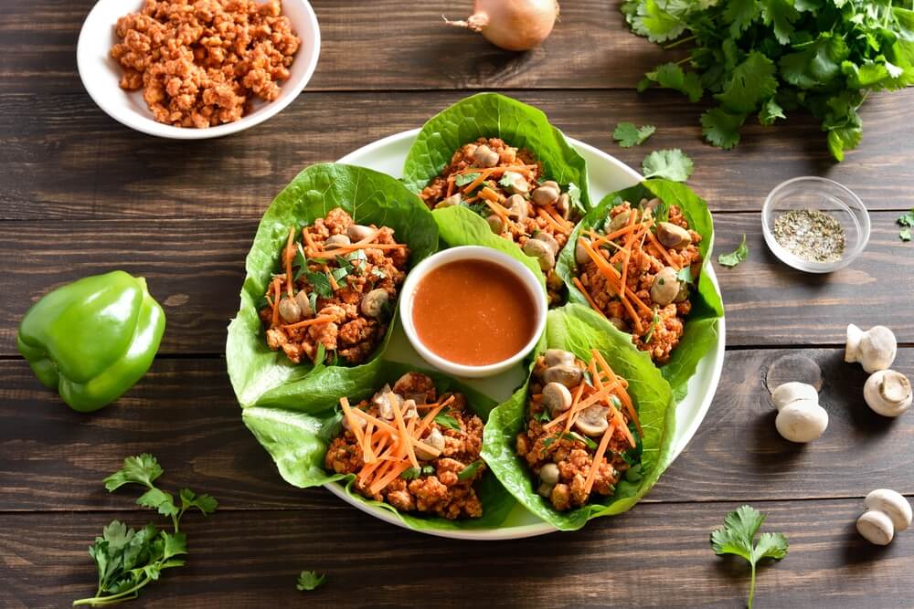 Asian Turkey Lettuce Wraps