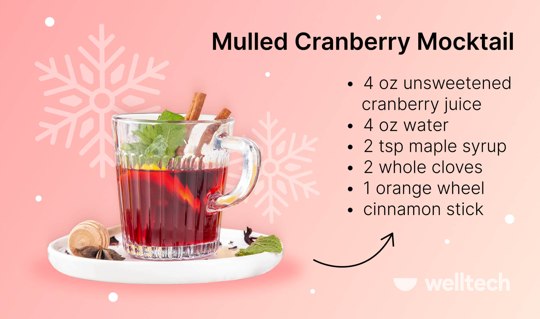 Mulled Cranberry Mocktail