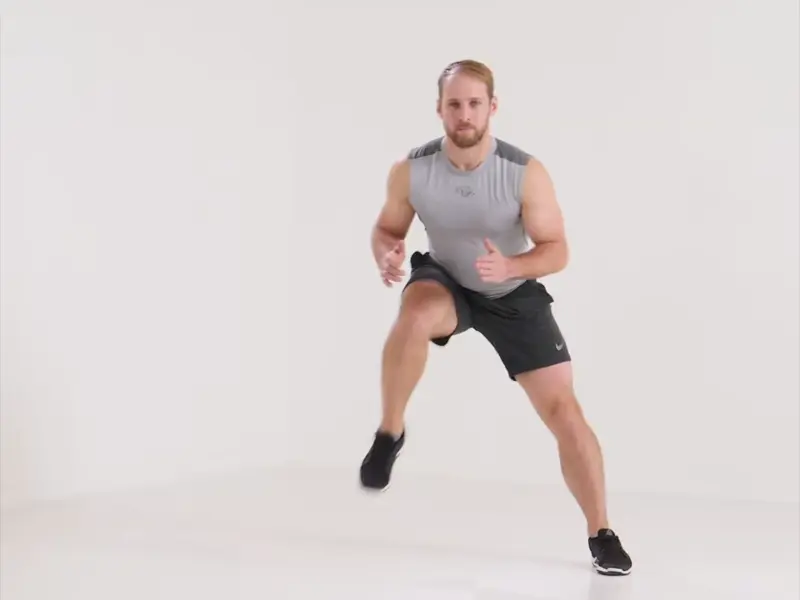 Shuffle In Place . Exercises for stronger joints
