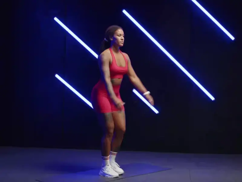 Step-Backs with Hands Raised . Best Cardio Workouts and Exercises for Bad Knees