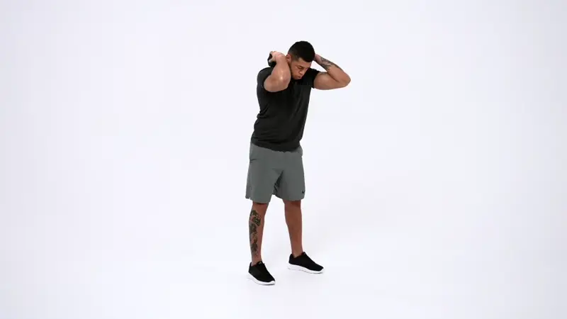 Dumbbell Bent-Knee Good Mornings . Best glute exercises for bad knees
