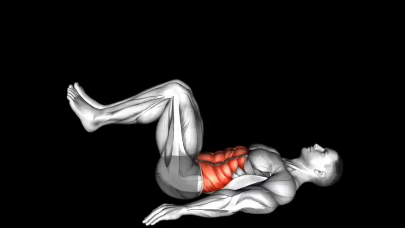 Reverse Ab Crunch V-taper
