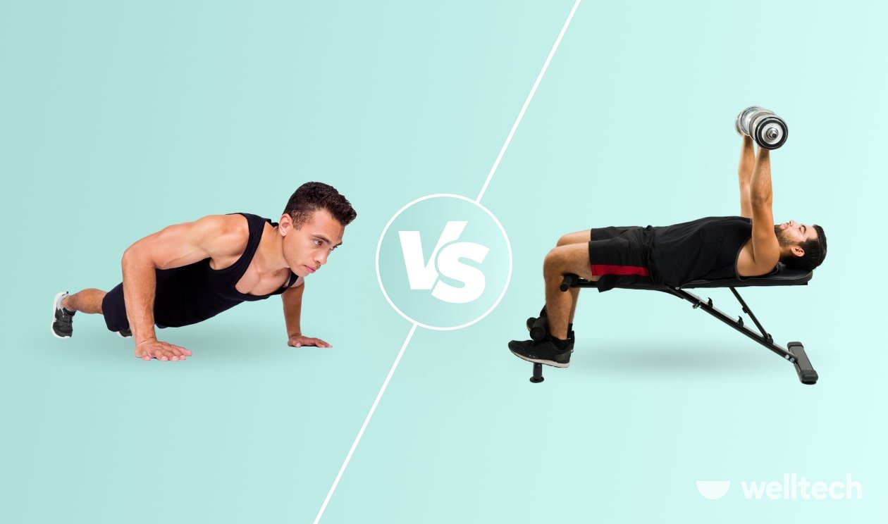 Push-Ups Vs. Bench Press: Benefits & Interchangeability