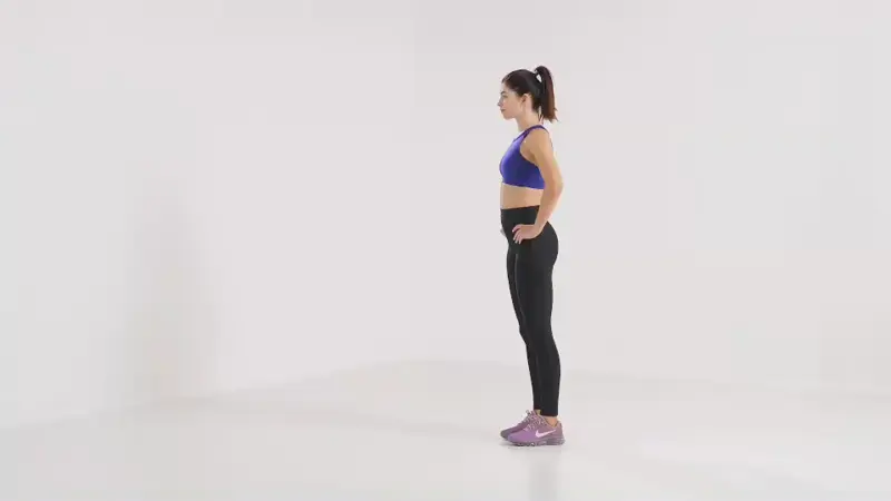 Mini Jumping Lunges . Best Cardio for Lower Back Pain : A Few Gentle Workouts