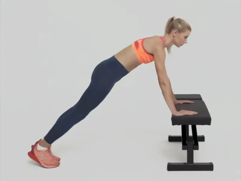 Incline mountain climbers . Best Cardio for Lower Back Pain : A Few Gentle Workouts