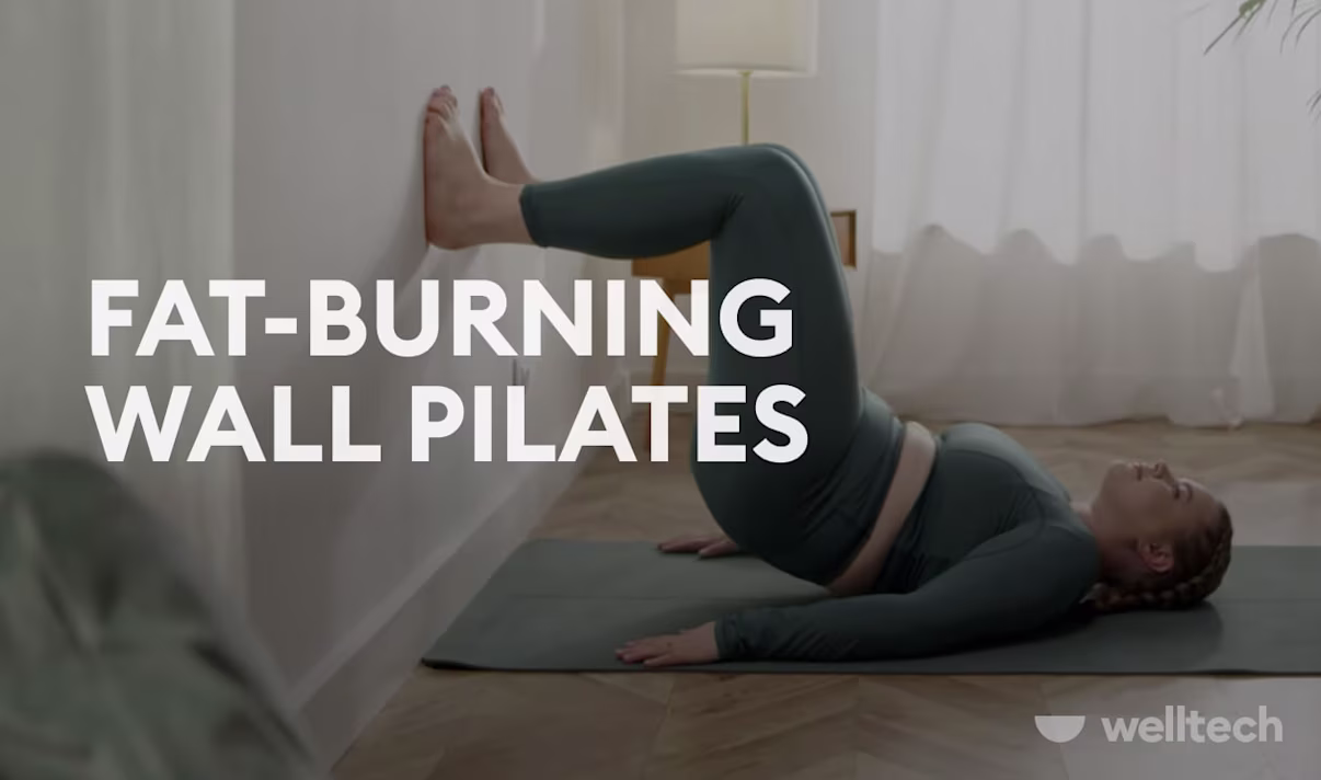 20-Min Wall Pilates: Low-Impact Workout to Build Muscle and Burn Fat