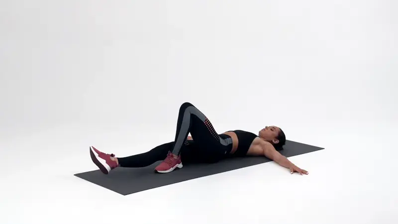 Straight Leg Raise with Hip External Rotation . Quad Exercises with Bad Knees