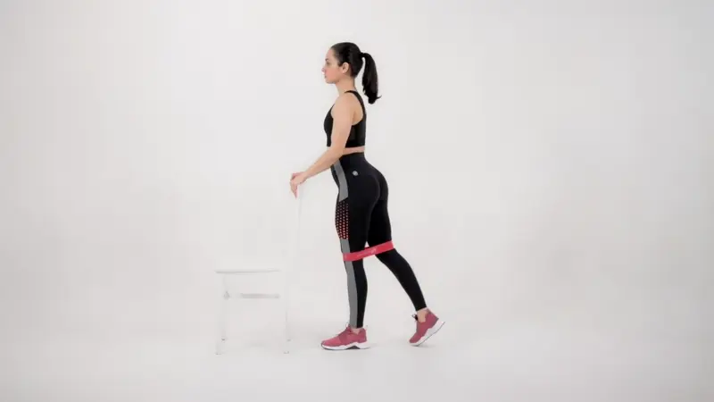Kickback . Best glute exercises for bad knees