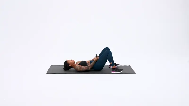 Glute bridge . Best glute exercises for bad knees