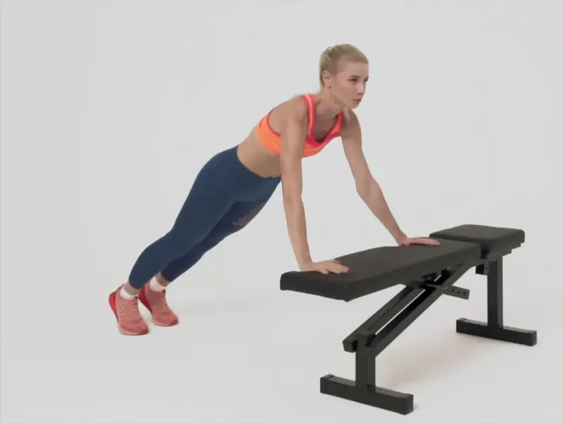 Incline Push-Ups . Resistance Training for Women Over 60