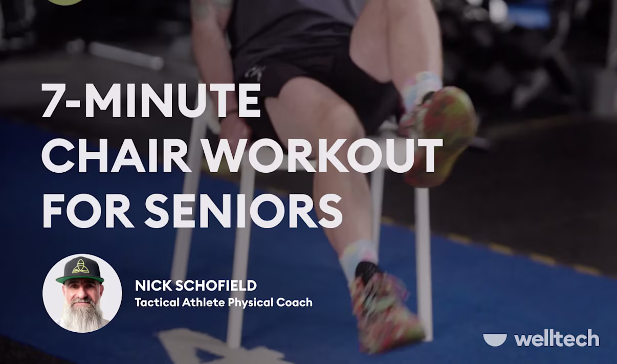 7 Minute Chair Workout for Seniors (Easy, Low-Impact Routine)