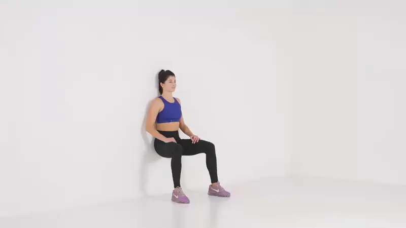 Squat Position Hold . Exercises Trainers Never Recommend for Bad Knees