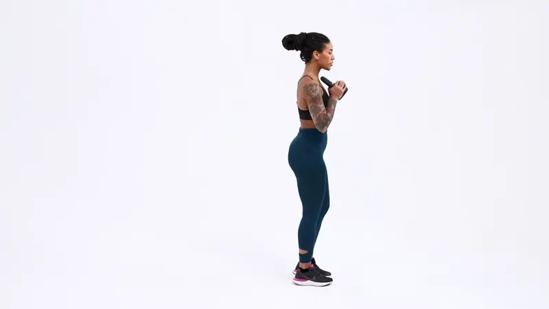 Reverse Lunge . Quad Exercises with Bad Knees