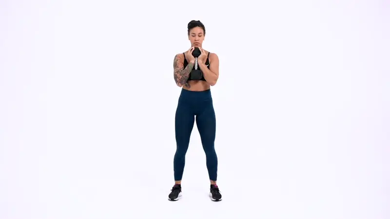 Dumbbell Front-Loaded Hip Hinge Leg Exercises for Bad Knees