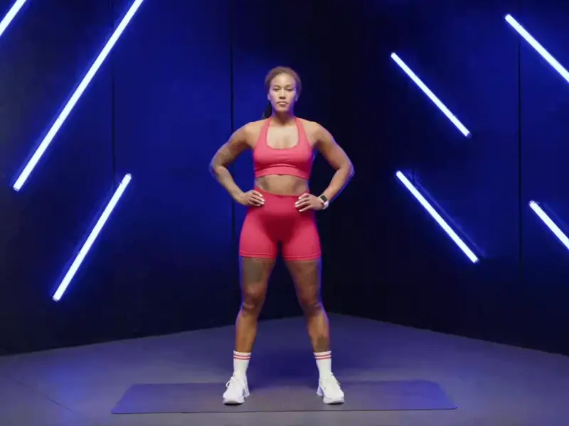 Hip swings . How to Warm Up Before Walking : 5 Simple Movements