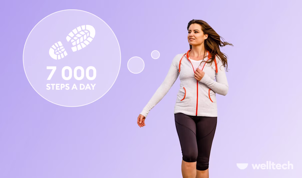7,000 Steps a Day: A New Realistic Benchmark for Better Health