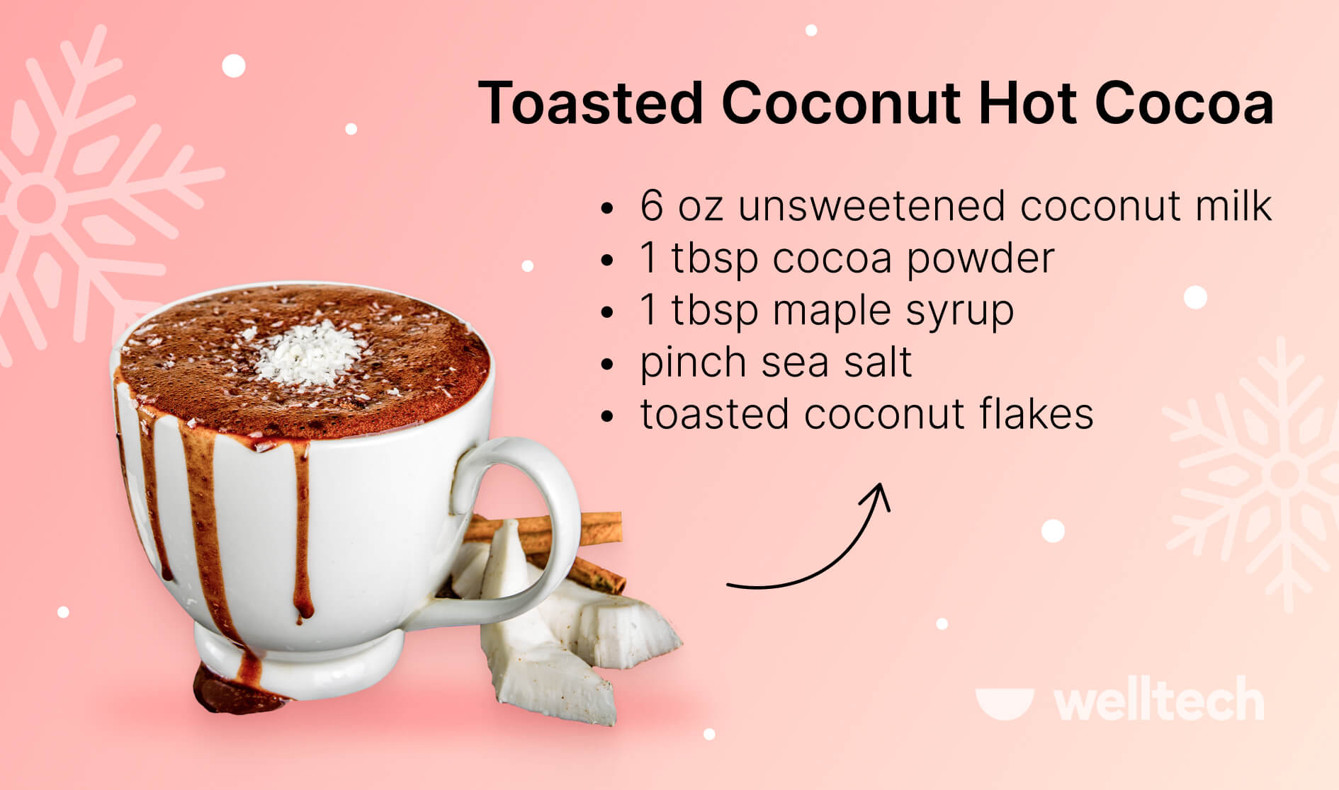 Toasted Coconut Hot Cocoa