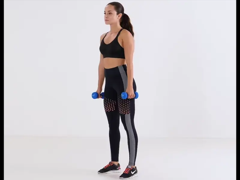Dumbbell Squat . Best Functional Training Exercises