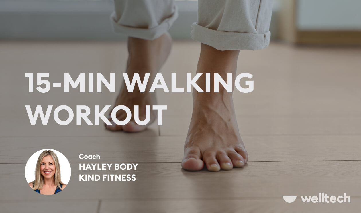 15-Minute Walking At-Home Routine (Follow-Along Workout)
