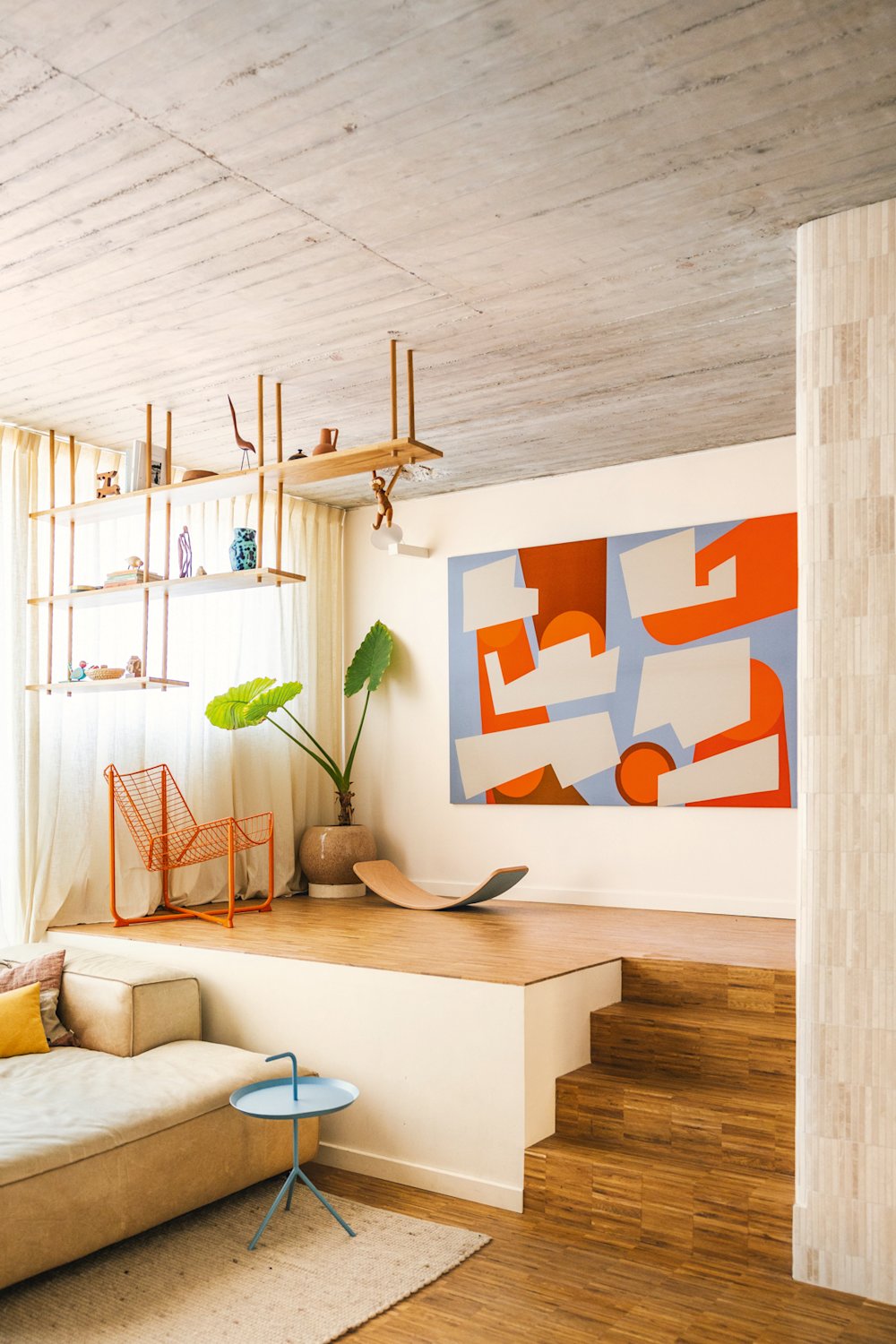 BIMU – woonkamer – off white – WE Z027 obvious white - woonverhaal Berchem – coloramagazine