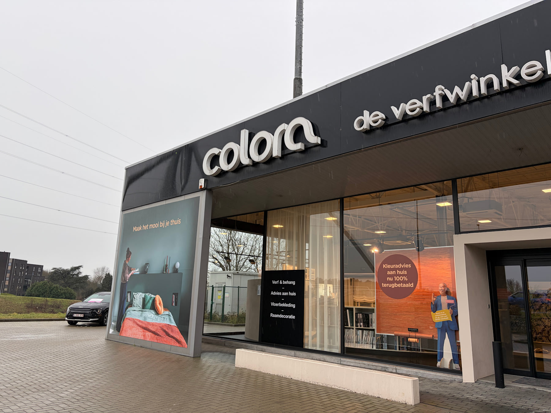 Façade du magasin colora à Herentals