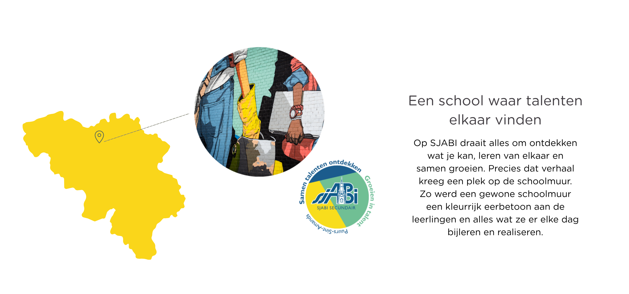 LP - win een muurschildering - SJABI Puurs als image