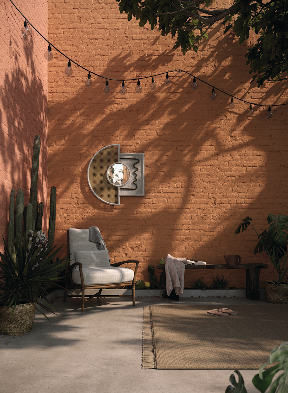 choisissez-pour-votre-mur-de-jardin-une-couleur-chaude-et-contrastée-comme-fond-pour-vos-plantes-afin-d’augmenter-les-effets-d’ombre