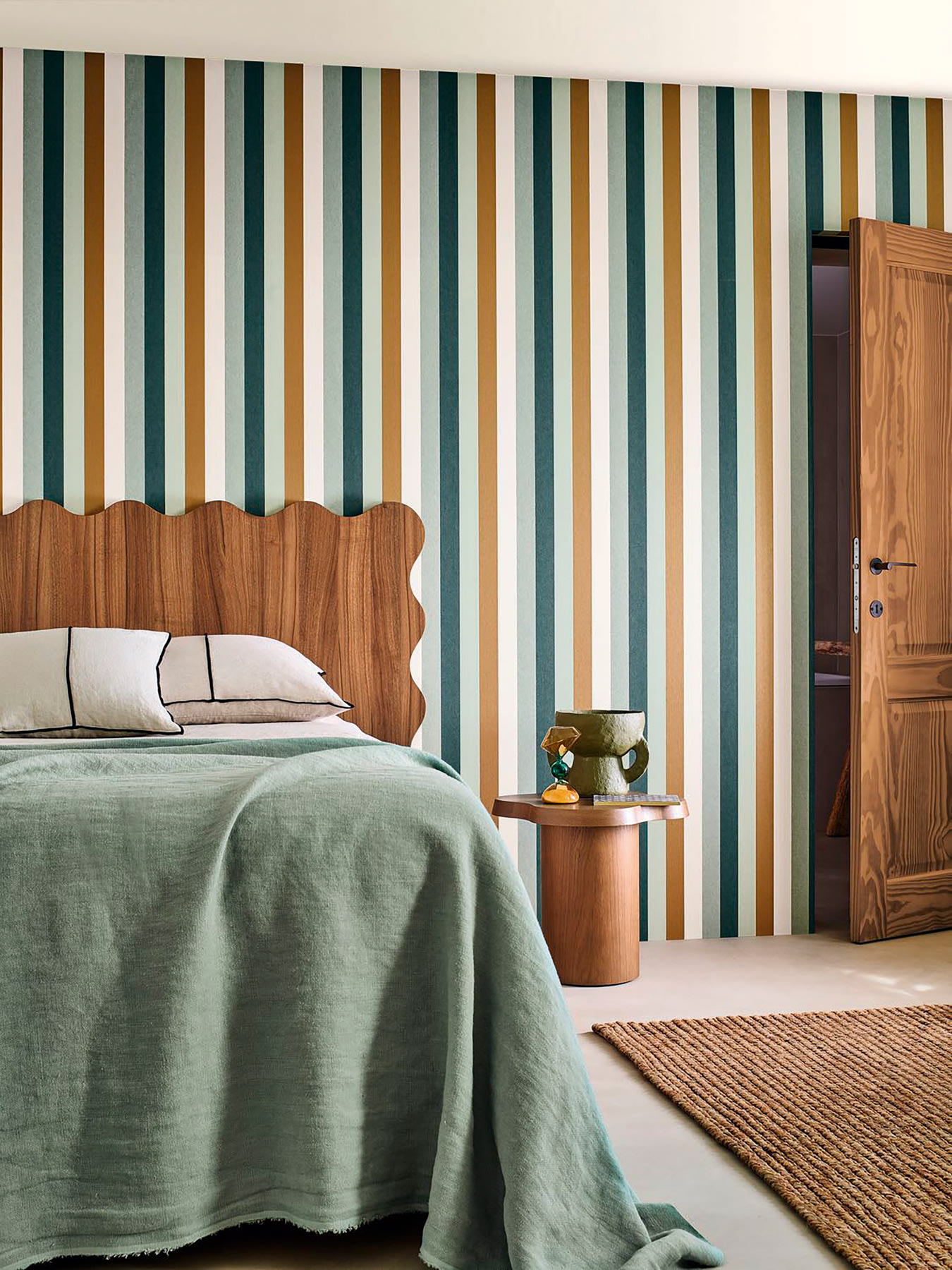 behang - slaapkamer – Casamance Transat – cottagecore - coloramagazine