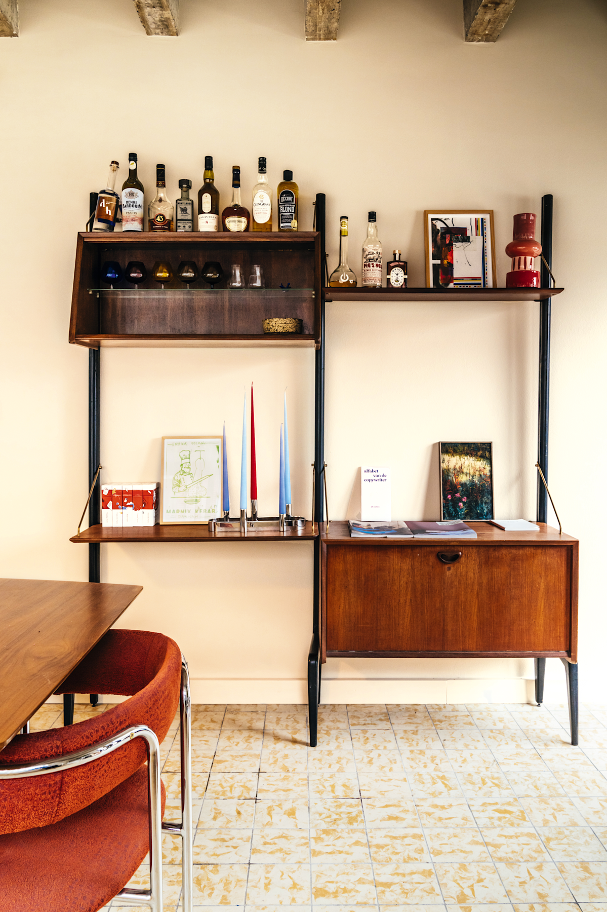 woonkamer - wit, beige, WE M147 natural cloud - Bossflow Silk - colora-magazine